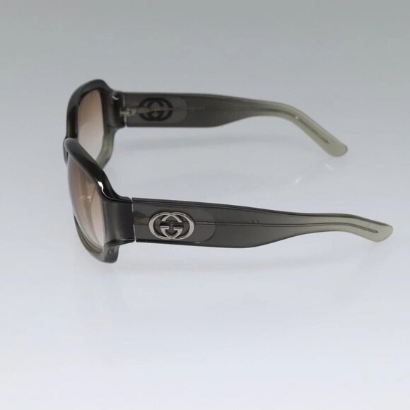 GUCCI Sunglasses plastic 2Set Black Silver Auth bs25283 - Picture 3 of 14